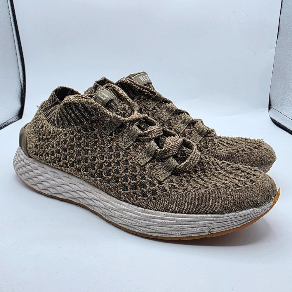 Nobull Allday Knit Runner Womens 8.5 Army Green Lightweight Training Shoes